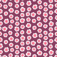 Ditsy floral pattern with small pink flowers N2