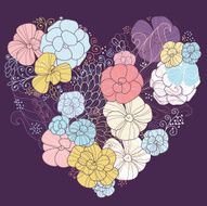 Floral heart N57