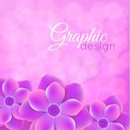 purple background with flowers
