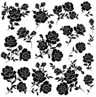 decoration of rose N15