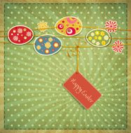 Vintage Easter background N8
