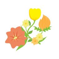 Floral Decoration Vector N3