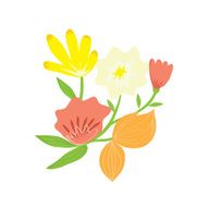 Floral Decoration Vector N4