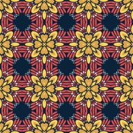 Seamless flower pattern background N6