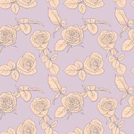 Seamless pattern with roses N111