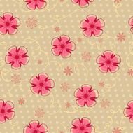 Romantic vintage seamless pattern N2