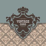 Vector vintage border frame N23