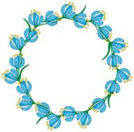Floral wreath N32