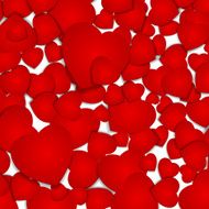 festive background with red hearts N3