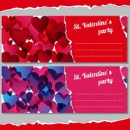 Invitations for Valentines days party