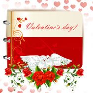 Valentine`s day background N8
