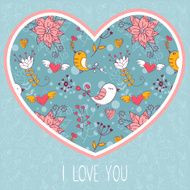 Lovely colorful invitation postcard N3
