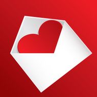heart at envelope