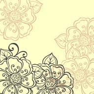 Colored Floral Layout N16