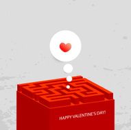 Valentines Day card N132