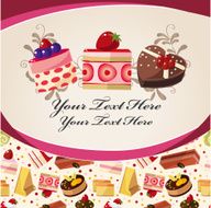cartoon cake card N16