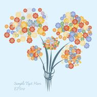 Bunch of colorful flower