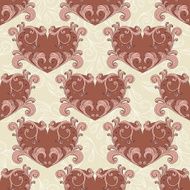 vector valentine's seamless romantic background