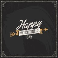 Valentine&#039;s Day vector poster N133