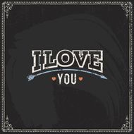 Valentine&#039;s Day vector poster N134
