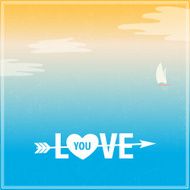 Valentine&#039;s Day vector poster N135