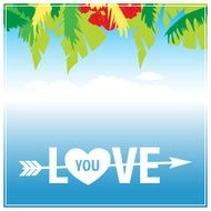 Valentine&#039;s Day vector poster N136