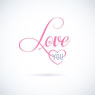 Valentine&#039;s Day vector poster N137