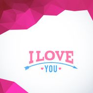 Valentine's Day vector poster N142