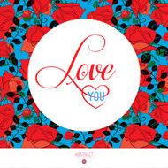 Happy Valentines Day card N128