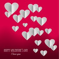 Happy Valentine`s day postcard background