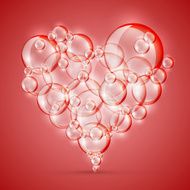 sign of love bubble soap