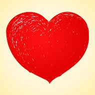 Red Heart Drawing
