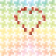 Heart Background Vector N5