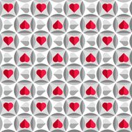 Seamless pattern with hearts N103