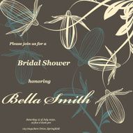 Wedding or invitation card abstract vector flower pattern background N39