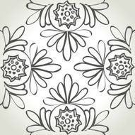 vector vintage frame N14