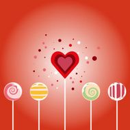 Valentine card - seamless pattern