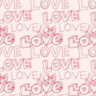 words "i love you" on pink background N5