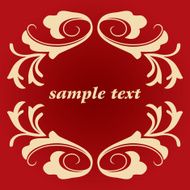 vector vintage frame N15
