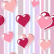 Valentine background with hearts N5