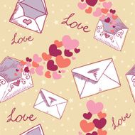 Love letter Valentine seamless texture N6