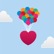 Heart Floating Balloons