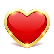 Red Heart Vector Illustration N4