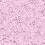 Seamless pattern of flowers N35