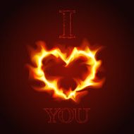 vector love card N4