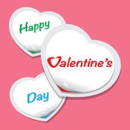 Happy Valentine&#039;s Day lettering Greeting Card N9