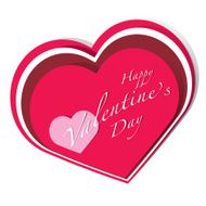 Happy Valentine&#039;s Day lettering Greeting Card N13