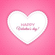 Happy Valentine&#039;s Day lettering Greeting Card N15