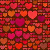 Retro Valentines Day seamless pattern N2