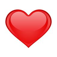 Red Heart Vector Illustration N6